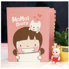 Han umi small pure and fresh and lovely diary note note book send postcards ball-point pen 