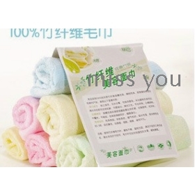 High-grade bamboo fiber towel, beauty washcloth family necessary (34 * 34) 100 g 