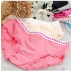 Lovely , elegant single small inside  bowknot cotton underwear/briefs B013 girl 
