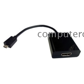 Micro USB Male to HDMI Female Adapter Cable 