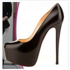 Europe and the new black sheep waterproof sets high  women's shoes red bottom shoes with single shoes fan bingbing money
