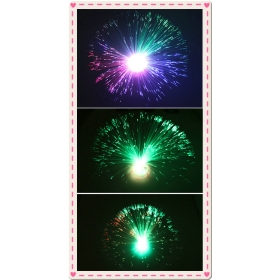 Colorful flash Fiber Optic Flower / Gypsophila effect children toys 100PCS  mantianxing glowing optical fiber lamp wedding supplies optical fiber flower ktv supplies 