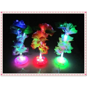 Flower stall selling free electronic toys fiber optic lights fiber optic stars decorate the room Optical fiber flower fiber optic light led luminous flower mantianxing Christmas decoration supplies 
