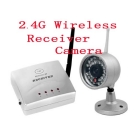Wholesale - - - New 2.4GHz Wireless Colour CCTV Infrared Waterproof IR Audio Camera with 4  Receiver