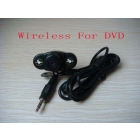 Wholesale - 2.4GHz Wireless Car Rear View 2 LED Night Vision Mini Waterproof Camera For DVD Player