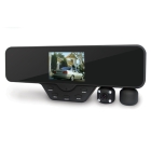 H1000 Car DVR Dual Camera 3.5 inch TFT LCD 120 degree wideangle lens + 180 degree rotation HDMI Free Shipping