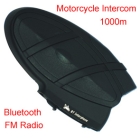 Intercom Motorcycle  UFO 1000m Helmet BT InterFM for Motorcycles DK118-500E + Built-in Antenna, Wholesale + Free Shipping
