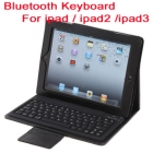 Wireless  Keyboard + Leather Case for New  3  2 Waterproof QWERTY keyboard 