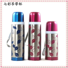 Outdoor eco-friendly stainless steel vacuum cup ride sports bottle 500ml  freeshipping  holding water good gift vacuum Stainless steel cup beautiful cartoon type 