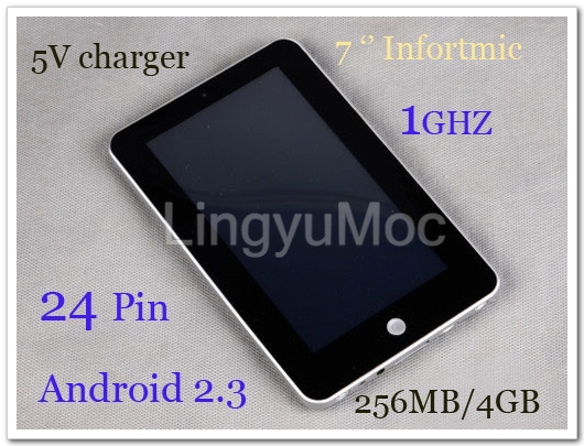 epad tablet pc MID – Wholesale New 7' infortm android 2.3 1GHZ epad ...