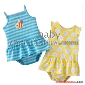 infant toddler girls Rompers Flouncing Fly sleeve triangle Romper bodysuit Summer  coveralls newborn printing Bodysuit Triangle romper