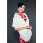 The bride, wedding accessories, wedding drFree Shipping Sweet Knot Wedding  Wrap Shawl Stole Tippet Jacket Wedding Accessories white  Fur winter The bride wool shawls Wedding Jackets / Wrap 