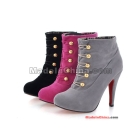 Free shipping 2011 spring and autumn winter designer shoes tube boots in super high heels Taiwan and naked short boots waterproof boots