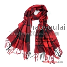 Free shipping 2011 qiu dong man big cell wool scarf for men and women lovers collar                  