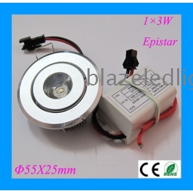 Free Shipping High Power 3W LED Ceiling Light Lamp 55*25mm Low Price