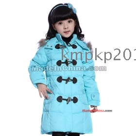 From the sea freight doll 2011 han edition children's wear down the long winter clothing children girls