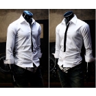 Free Shipping Mens Shirts Mens Casual Shirts Mens Dress Shirts Slim Fit Stylish Shirts Colour Black,White