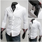Hot! Men's Shirts Mens Casual Shirts Mens Dress Shirts Slim Fit Stylish Shirts Black,White,Wine