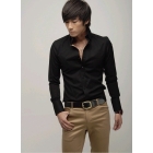 Men's Casual Shirts Slim Fit Stylish Dress 3 Color Wholesale Free Shipping 3239 M L XL  