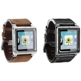 LunaTik Leather Aluminum Watch Band Wrist Strap for   6 th