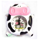 Lovely cartoon cow alarm clock  pointer small alarm clock regularly desktop clock fashion trendy romantic lovely  