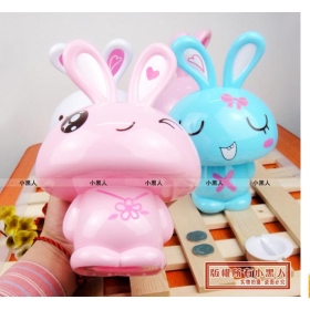 Super cute  king-size rabbit money boxes save tank money-box  