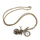 Free Shipping wholesale Retro fashion jewelry.Bicycle necklace watch pocket watch.Pendant watch.Good quality.     d-020