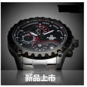 The latest watch male three eye multi-function rapid racing male table  