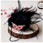 Diamond + feathers, brooch, brooches/hair clip / / necklace/multi-purpose feather adorn article  