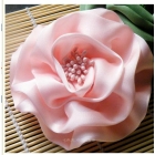 The new 2012. Real silk damask headdress flower pectoral flower. 12 CM super beautiful flower tea. Many colors  