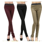 The new spring clothing candy colors waist elastic show thin reasonable pencil in feet pants pants waist   