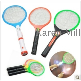Electronic mosquito swatter rechargeable electric flies out mosquito swatter three layer net surface C779 with a flashlight 