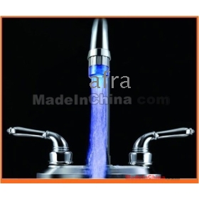 Mini Blue LED faucet, Glow LED Water Stream Faucet Tap,basin faucet, freeshipping,H4708 