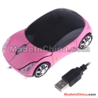 Wholesale Pink USB 3D Car Shape Optical Mouse Mice For Laptop PC 