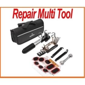Dropshipping Bike Bicycle Tyre Repair Multifunctional Tool Set Kit mini portable Pump Freeshipping 