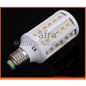 Wholesale New E27 10W 220V Warm White 60 LEDs 1080LM SMD Led bulb Corn Light Bulb Energy Saving led lamp,free shipping 