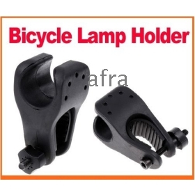 Dropshipping Black Cycling Bike Bicycle Front light Clip Flashlight Holder  Bracket Freeshipping