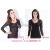 Sexy cultivate one's morality show thin render unlined upper garment female long sleeve bud silk round collar female black gauze shirt chiffon unlined upper garment low collar