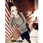 Fashion cultivate one's morality grow long sleeve T-shirt show thin render unlined upper garment