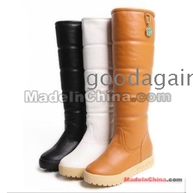 Female boots high heel boots increased in boots tall canister boots space boot