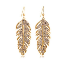 Free Shipping Earrings flashing diamond earrings women Punk JewelryStylish and elegant women crystal earrings - the wings of love - earrings 