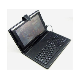 USB Keyboard Leather Case For 10" ePad Tablet PC