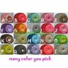 [CPA Free Shipping] Wholesale  Crochet Beanies Kufi Hat / Infant Knitted Cap With Flower 20pcs/lot (SY-67) 
