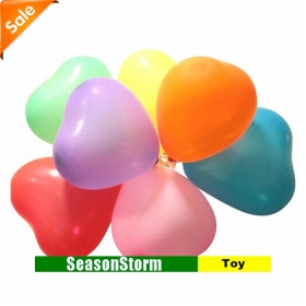 [CPAP Free Shipping] Wholesale Multi-Color Heart Style Wedding Latex Balloons / Gift Balloon Toy (SH-04P) 