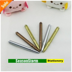 [CPA Free Shipping] Wholesale Colorful Novelty Bullet Style Ball Pen Stationery 120pcs/lot (SP-13)