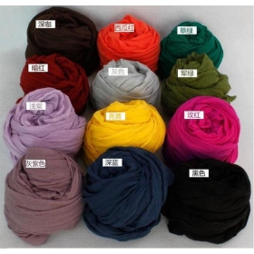 [CPA Free Shipping] Wholesale Womens Fashion Cotton Drape Long Solid Color Scarf / Korean Style Shawl 10pcs/lot (SE-31) 