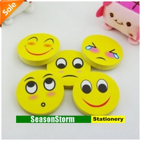 [CPA Free Shipping] Wholesale Cute Smile Face Memo Pads / Notepads Stationery 20pcs/lot (SP-87)