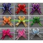 [CPA Free Shipping] Wholesale Fashion High Quality Golden Side Satin Gift Bufferfly Pull Bow 6*8cm 500pcs/lot (SD-33) 
