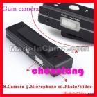 50pcs/lot Mini DV Chewing Gum Hidden Camera AVI Video Recorder Web Cam with Clip 30fps 