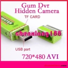 Consumer Electronics Motion detection Funny Gum Shape Hidden Camera Mini DVR 